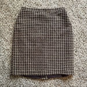 Argyle brown/tan skirt